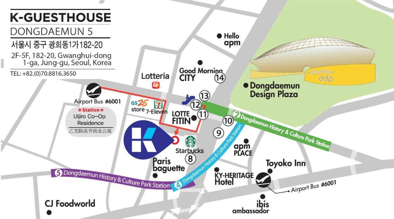 K-Guesthouse Dongdaemun 5 Seoul Exterior photo